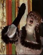 Edgar Degas Singer With a Glove China oil painting reproduction